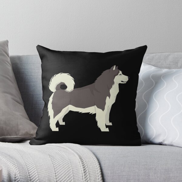 Alaskan Malamute - Gift For Alaskan Malamute Owner Lover Throw Pillow