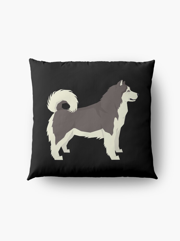 Alternate view of Alaskan Malamute - Gift For Alaskan Malamute Owner Lover Floor Pillow