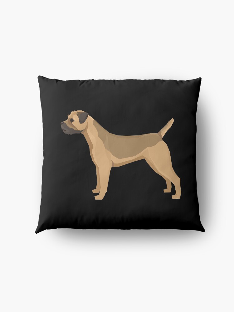 Alternate view of Border Terrier - Gift For Border Terrier Owner Lover Floor Pillow