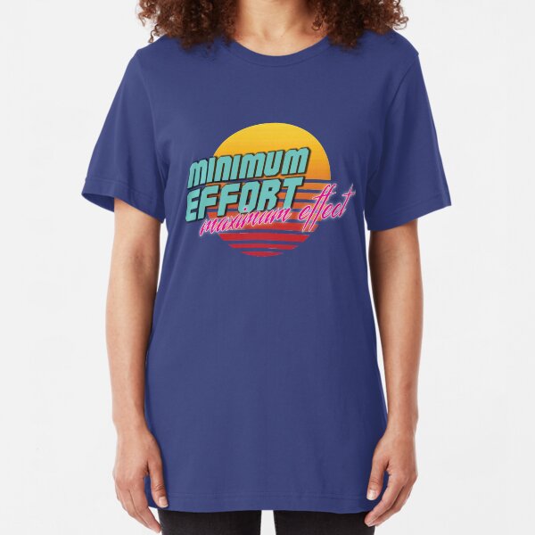 Minimum Effort. Maximum Effect. Slim Fit T-Shirt