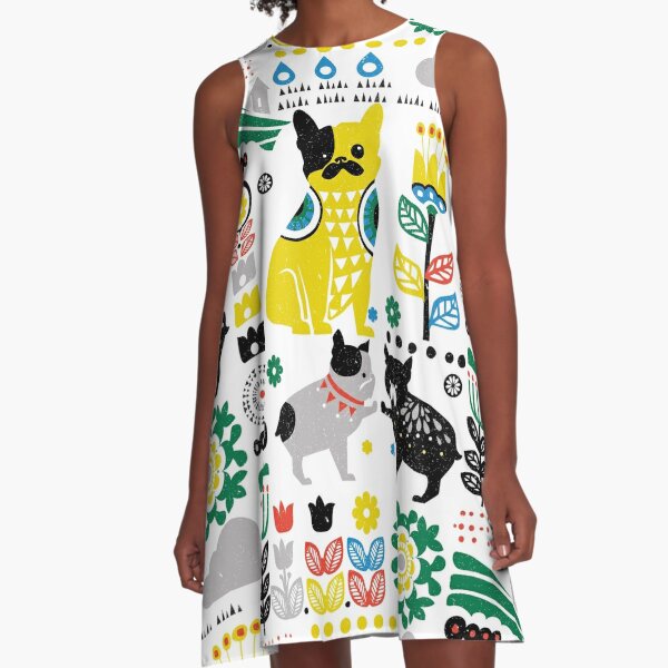 Corgi 2024 print dress