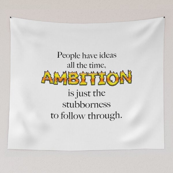 Item preview, Ambition Quote designed and sold by Astravira House.