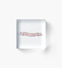 Girl Power Acrylic Block