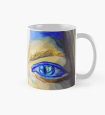 Blue Download (self portrait) Classic Mug