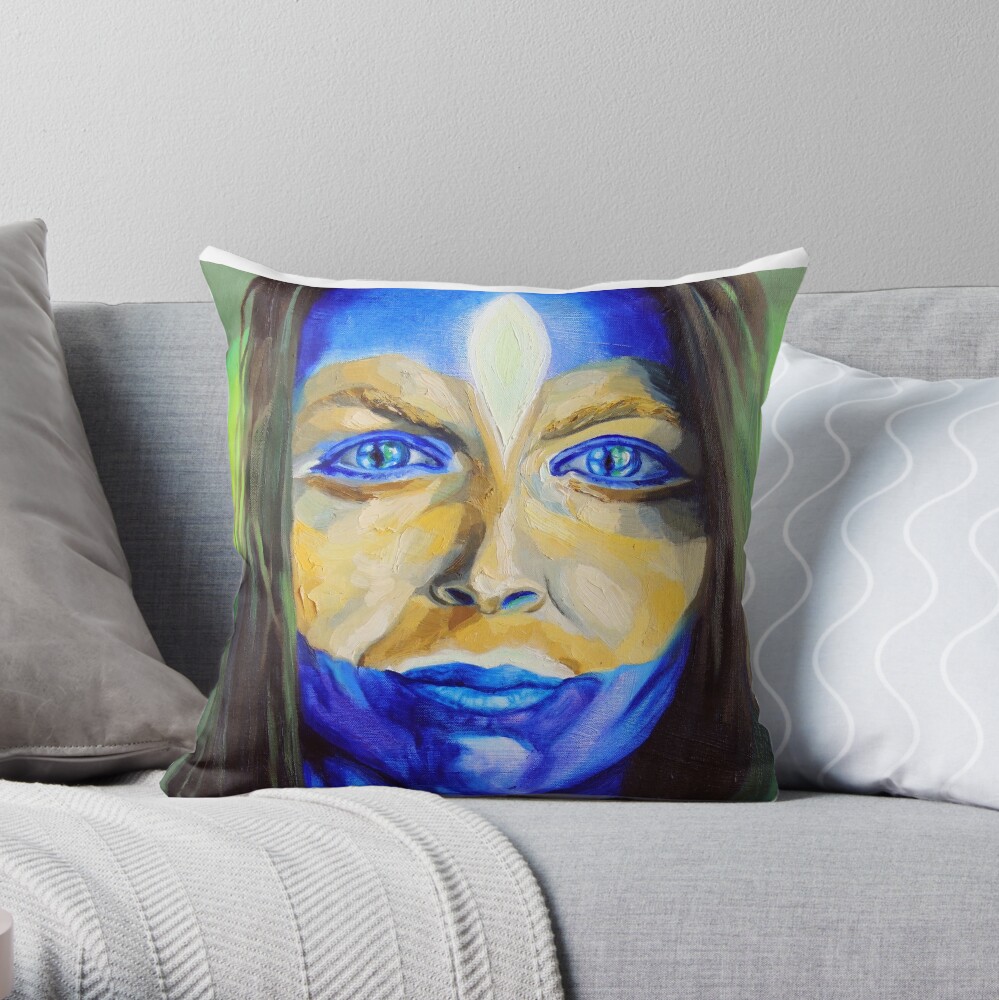 Item preview, Throw Pillow designed and sold by BlueStarseed.