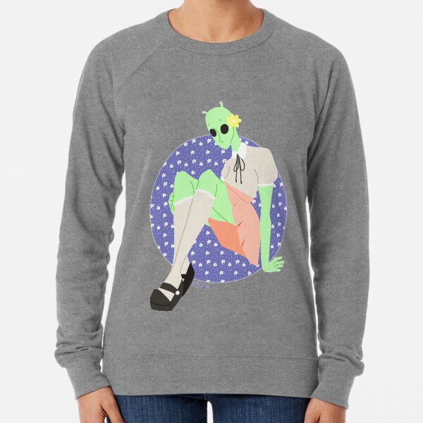 Lonely Alien Lightweight Sweatshirt