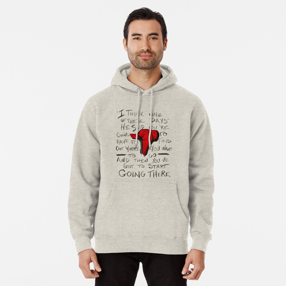 "The Catcher in the Rye Holden's Red Hunting Cap" Pullover Hoodie by