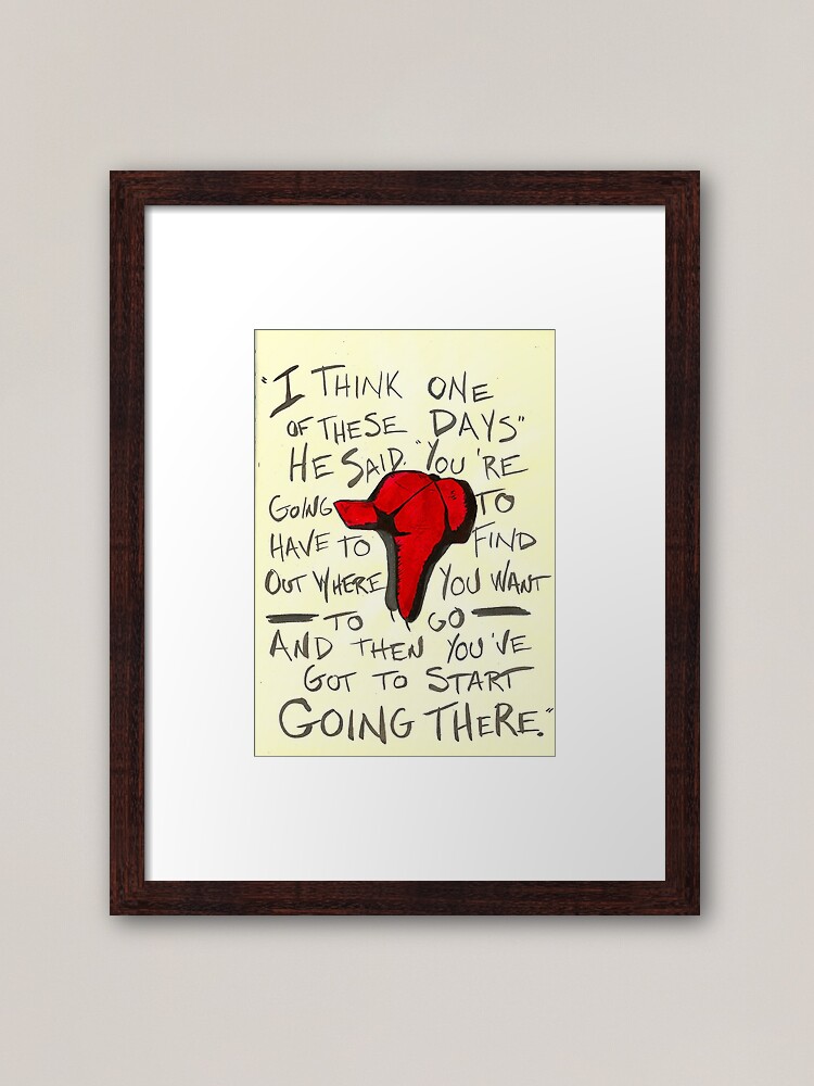 Holden Caulfield,  I'd just be the catcher in the rye and all Art Board  Print for Sale by mindesigner