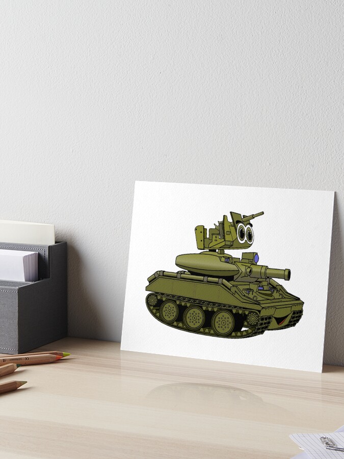 M 551 Military Tank Cartoon