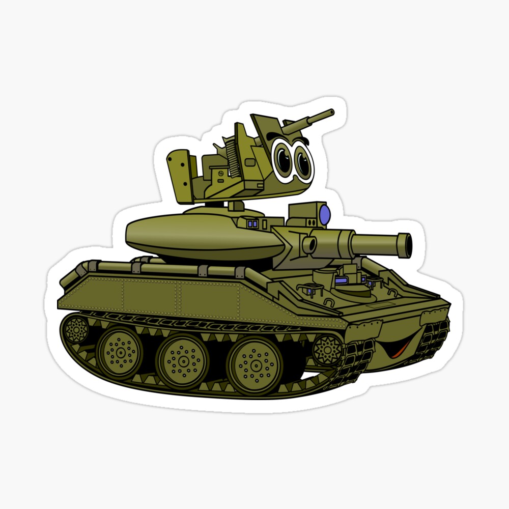 M 551 Military Tank Cartoon Baby One Piece By Graphxpro Redbubble