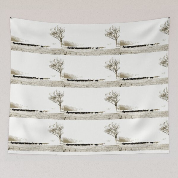 Item preview, Mustering Cattle in the High Country  designed and sold by LexaTHarpell.