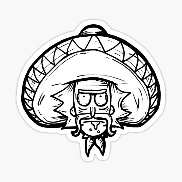 Mexican Rick Sanchez from Rick and Morty™ Sticker