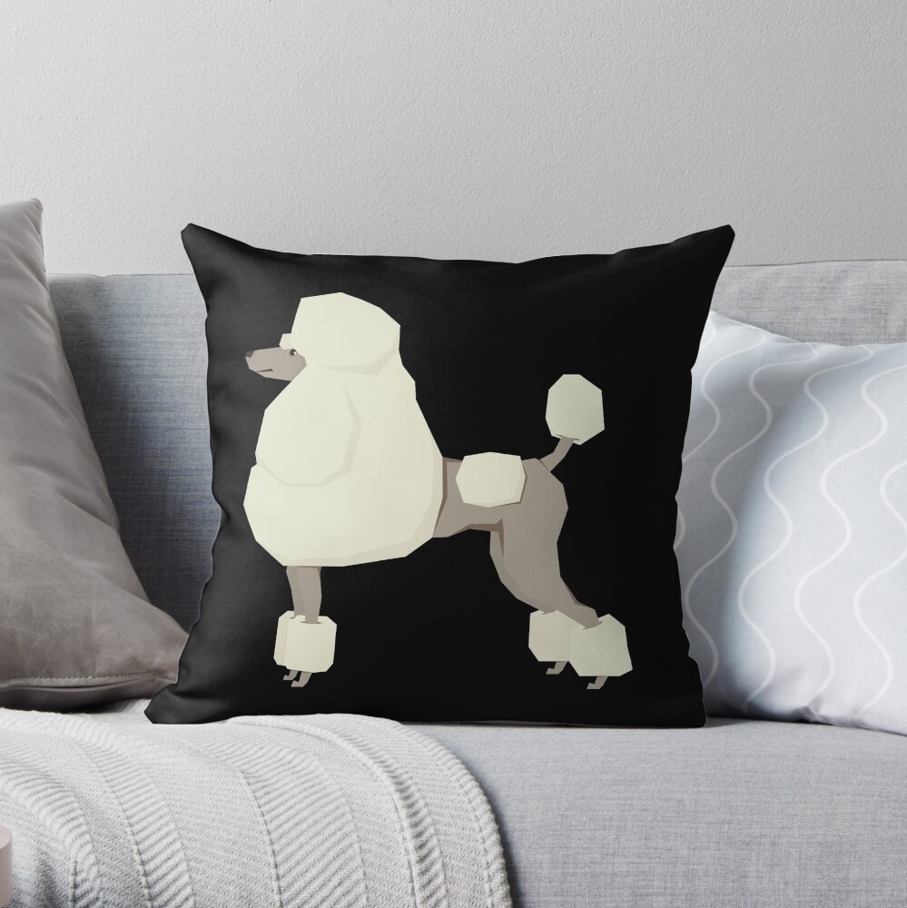 Poodle - Gift For Poodle Owner Lover Throw Pillow