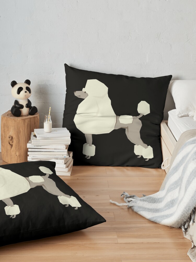Alternate view of Poodle - Gift For Poodle Owner Lover Floor Pillow