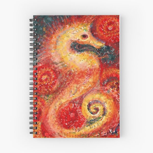 Item preview, Fiery seahorse designed and sold by Visuddhi.