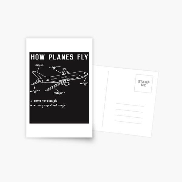 Item preview, How Planes Fly T-Shirt, Airplane Flying Pilot Tshirt Gift designed and sold by Jakaria Hossain.