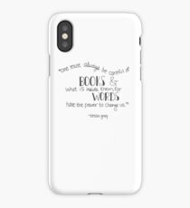 Tessa Gray Quote iPhone Case