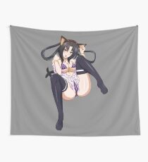 Cat Girl Hentai Wall Tapestry