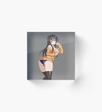 Cute Hentai Girl Acrylic Block