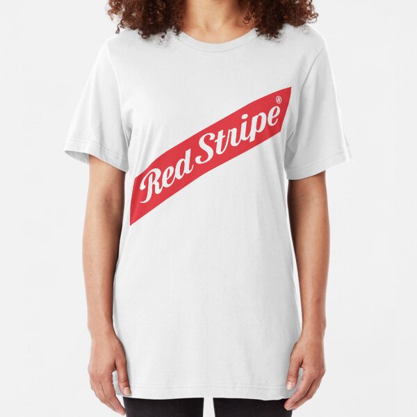 red stripe Slim Fit T-Shirt