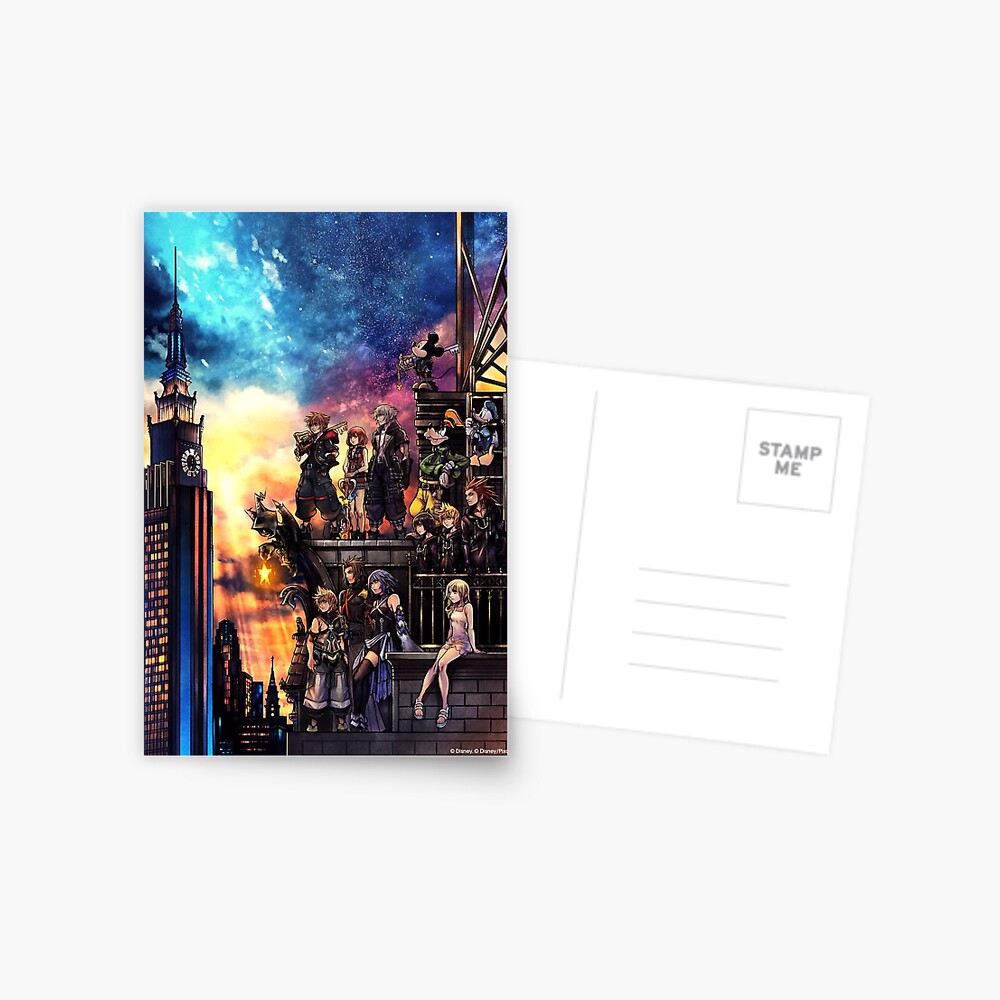 "Kingdom hearts 3" Postcard for Sale by SmolYoonbum Redbubble
