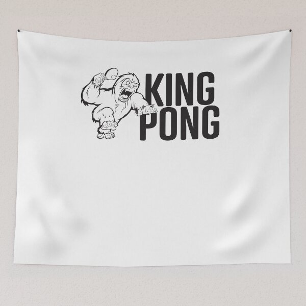 Item preview, King Pong for Men Women Funny Gift Champion T Shirt 1 designed and sold by hadleydesigns.