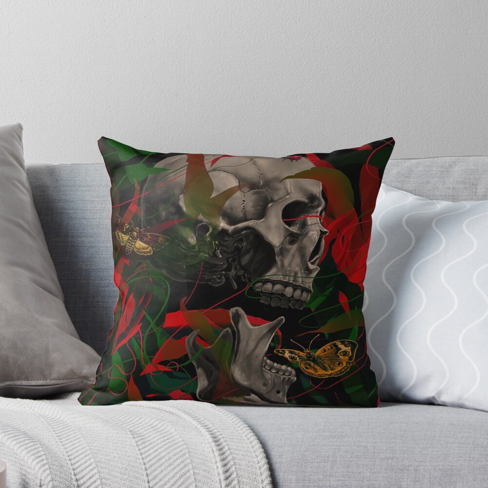 Item preview, Throw Pillow designed and sold by nicebleed.