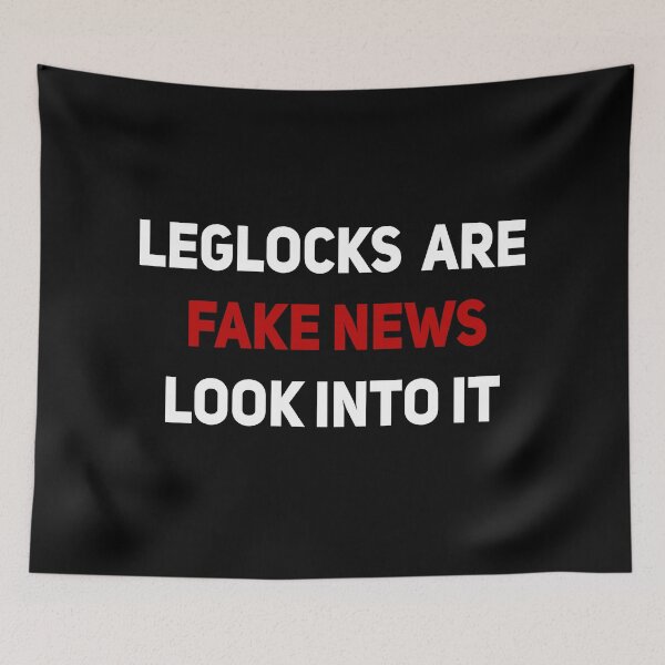 Item preview, Leglocks Are Fake News Look Into It Funny BJJ Jiu Jitsu T-Shirt designed and sold by Joepseudo.