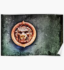 Venetian door knocker Poster
