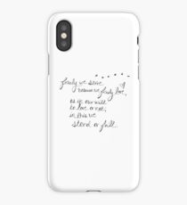 Freely We Serve... The Mortal Instruments Quote iPhone Case