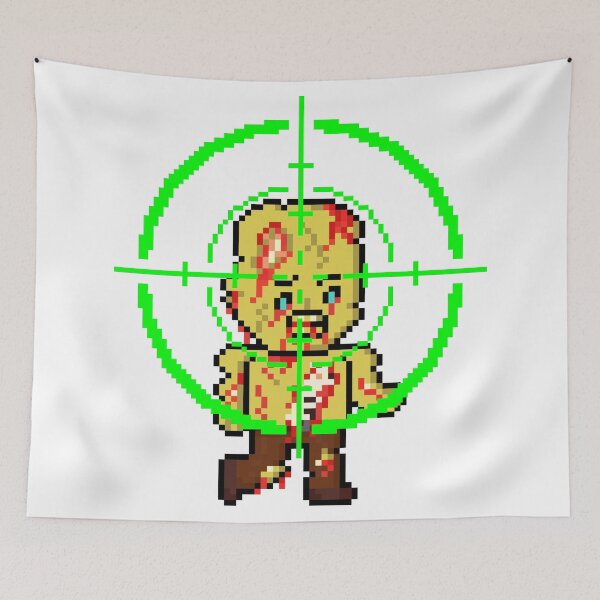 Item preview, Pixel Zombie in Crosshairs designed and sold by gkillerb.