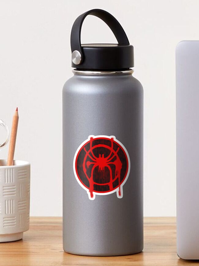 Thumbnail 1 of 3, Sticker, Into The Spiderverse Logo Sticker designed and sold by olidupree.