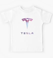 tesla galaxy Kids T-Shirt