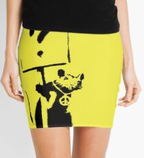 Peace / Love Protester Mini Skirt