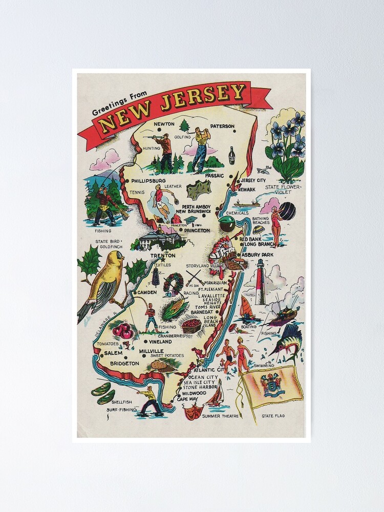 Vintage Asbury Park New Jersey Tote Bag for Sale by fearcity