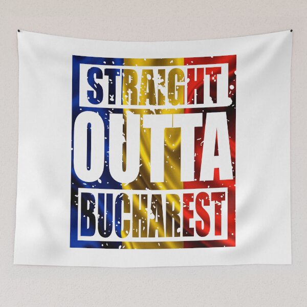 Item preview, Straight Outta Bucharest TShirt designed and sold by Oles Bielienkyi.