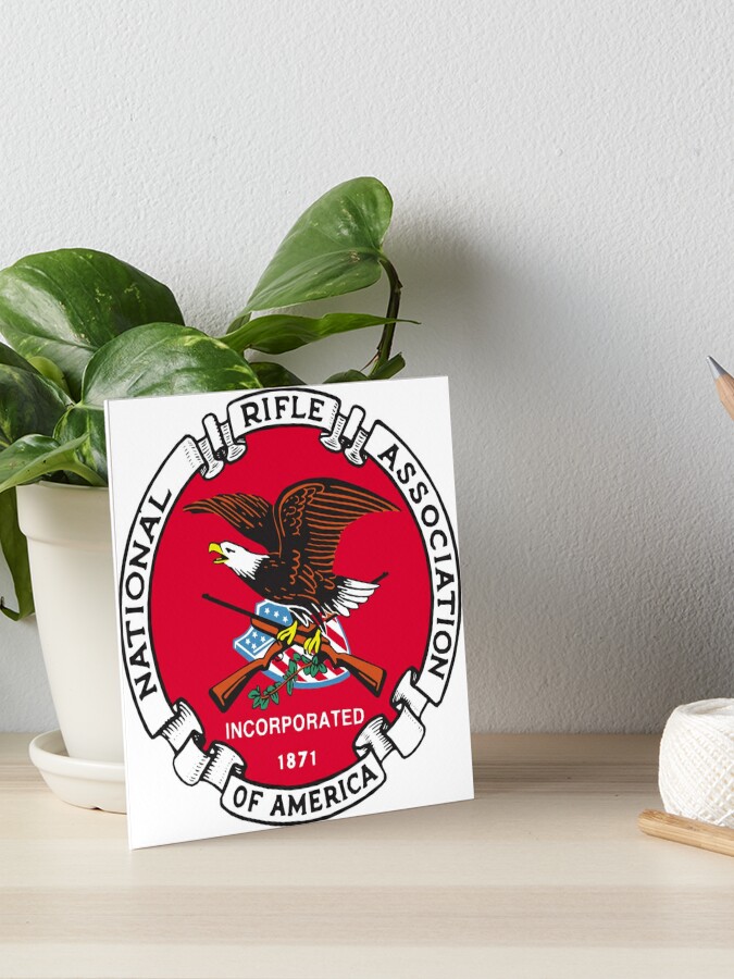 NRA - National Rifle Association logo Art Board Print for Sale by  lennyspook | Redbubble
