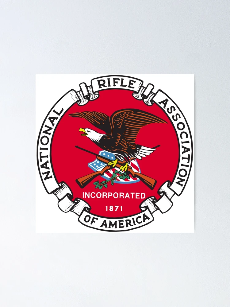 NRA - National Rifle Association logo Poster for Sale by lennyspook |  Redbubble