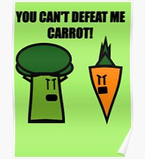 Dragon Ball - Carrot VS Broccoli (Goku VS Broly) Poster