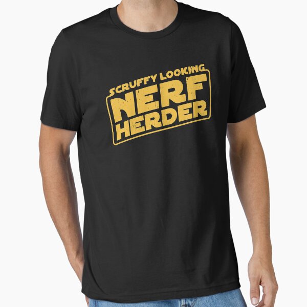 Vista previa del artículo con la obra «Desaliñado buscando Nerf Herder», diseñado y vendido por RenDai.