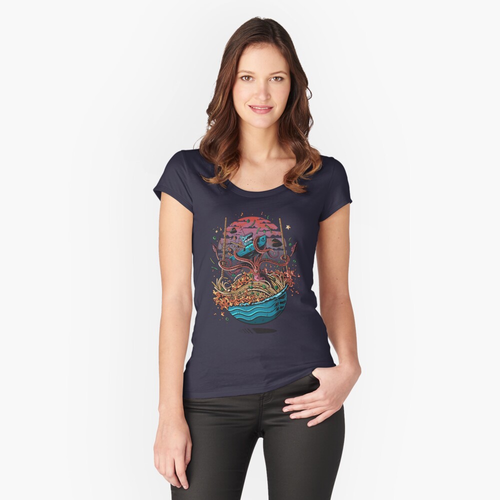 Item preview, Fitted Scoop T-Shirt designed and sold by zsoltbaritz.
