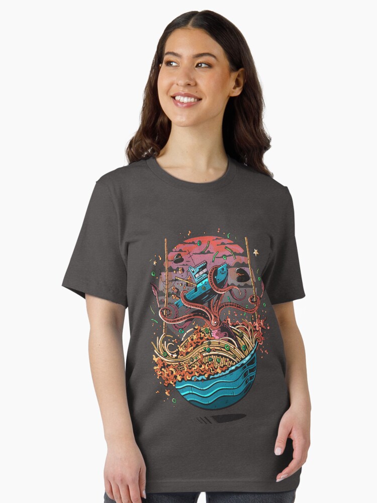 Thumbnail 2 of 7, Essential T-Shirt, The revenge of the squid designed and sold by zsoltbaritz.