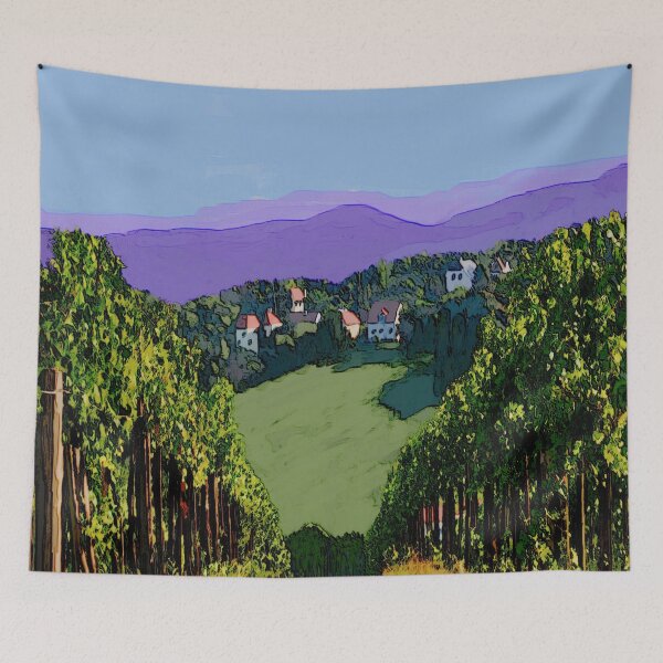 Item preview, Vineyard View designed and sold by Karen Harding Art and Illustration .