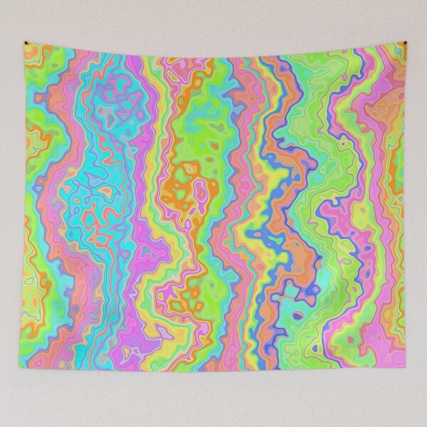 Item preview, Abstract color streams designed and sold by blackhalt.