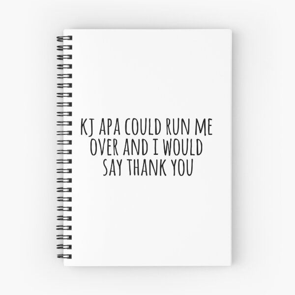 Item preview, KJ Apa Could Run Me Over designed and sold by brenda-lee.