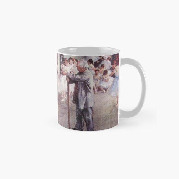 Edgar Degas French Impressionism Oil Painting Ballerinas Rehearsing Classic Mug