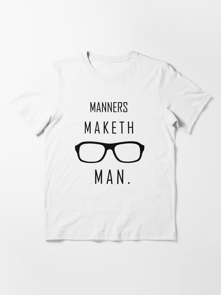 Alternate view of Kingsman: "Manners maketh man." Essential T-Shirt