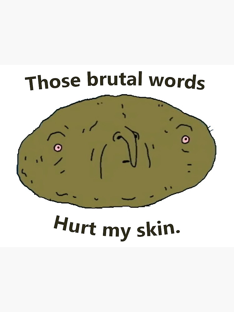 Big Lez Clarence Face Greeting Card By Thebromatt Redbubble