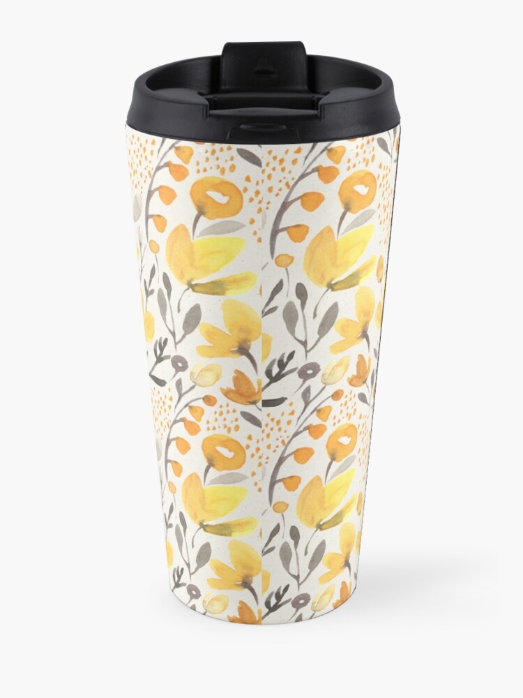 Alternate view of Yellow field Travel Mug