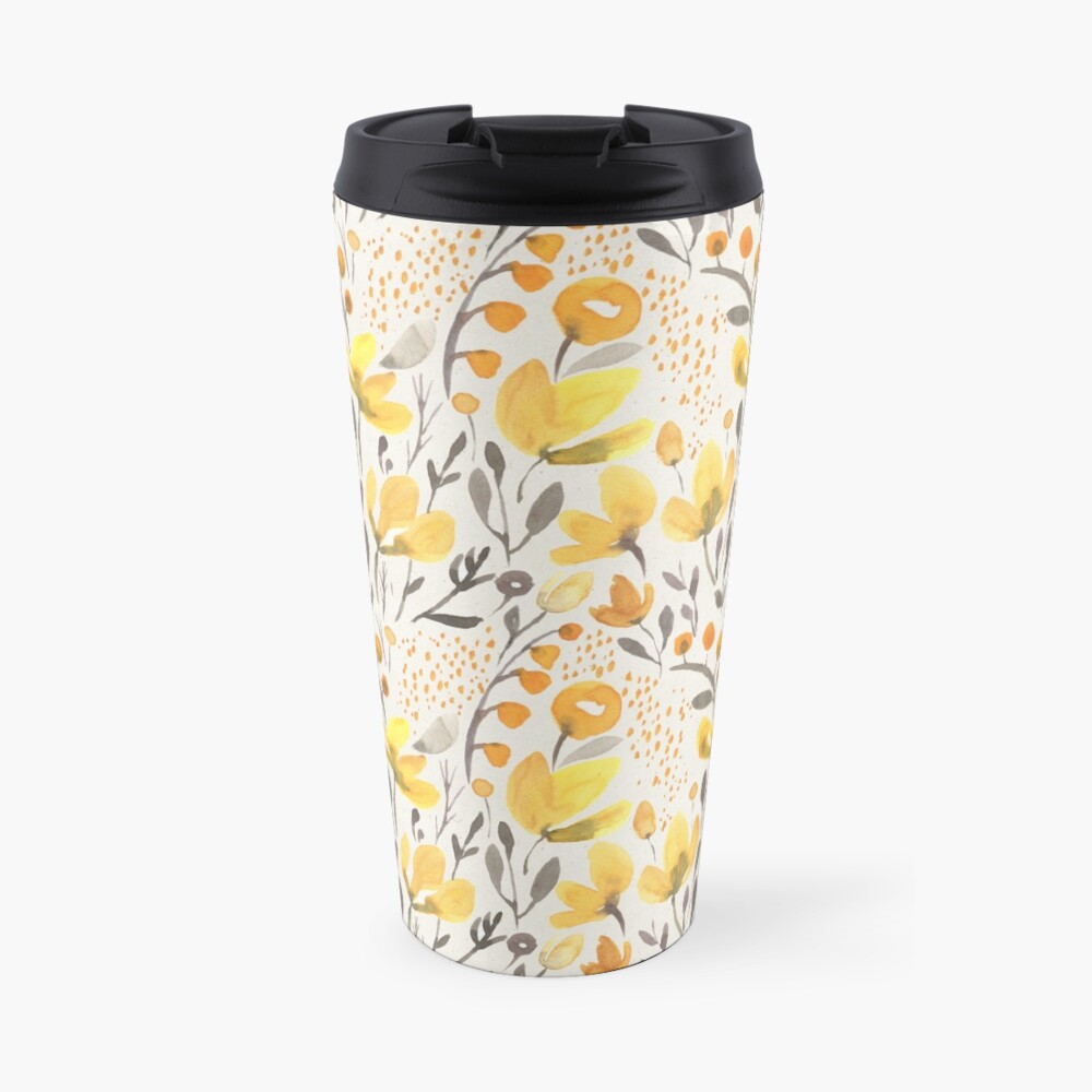 Yellow field Travel Mug